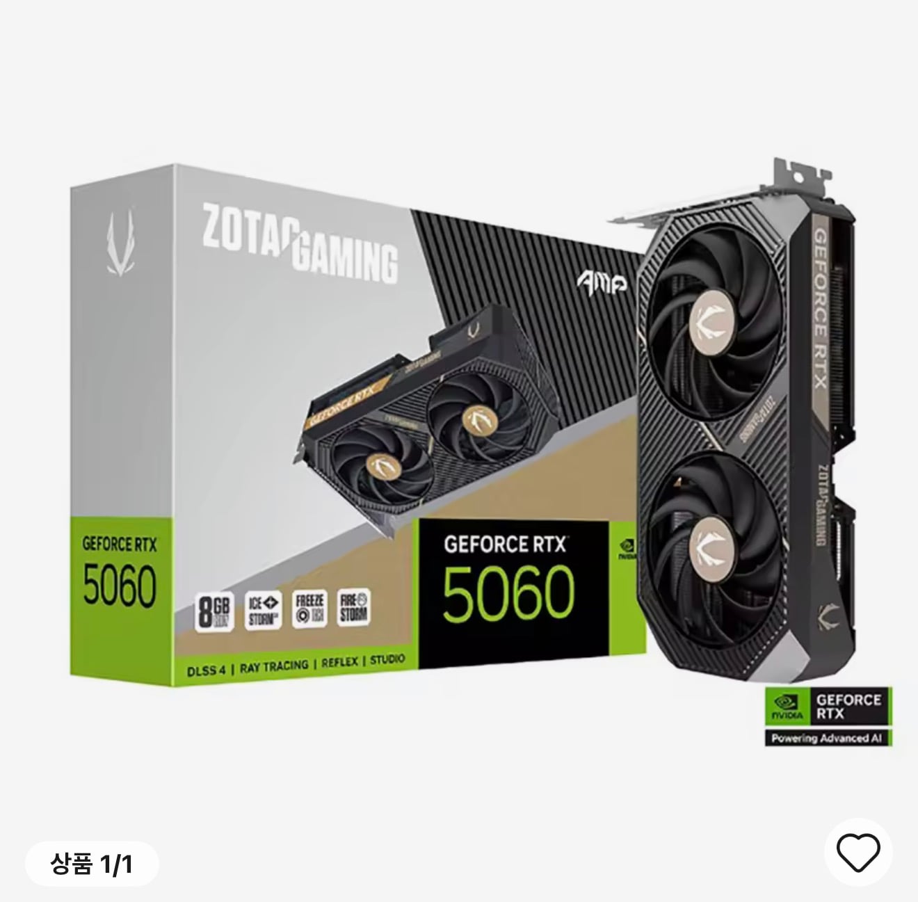ZOTAC GAMING 지포스 RTX 5060 AMP 8GB (하나/롯데)
