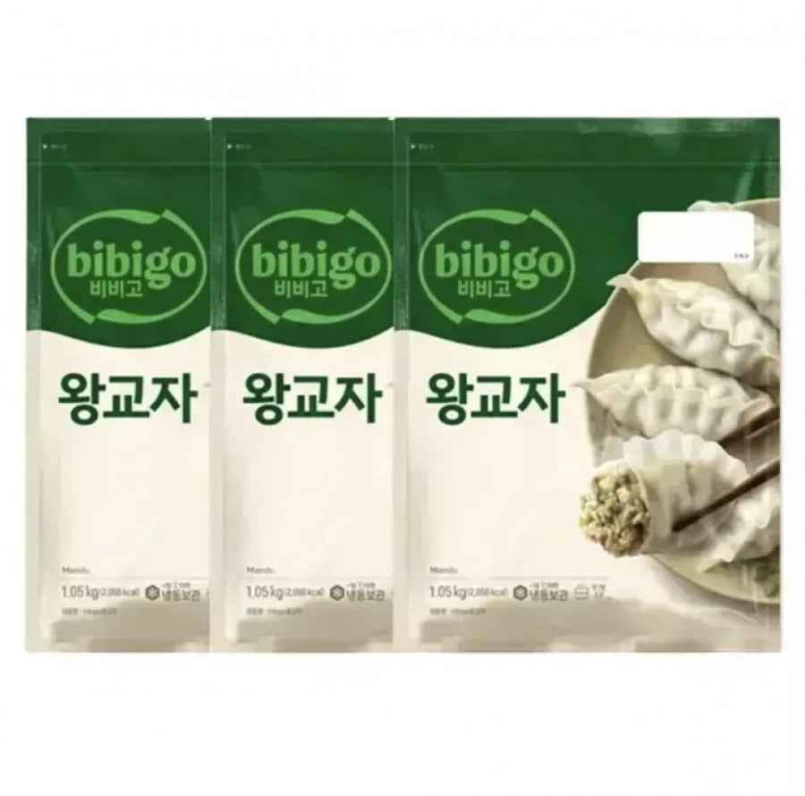비비고 왕교자 1.05kg, 3개