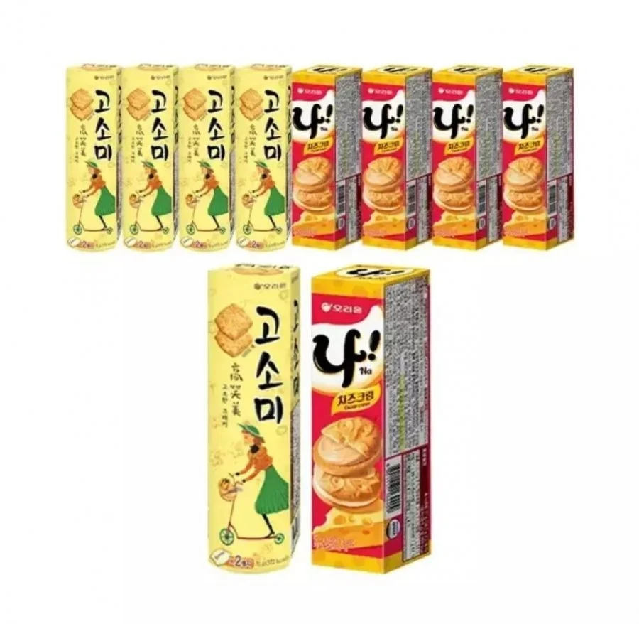 오리온 고소미 70g 5개 + 오리온샌드 나 77g 5개
