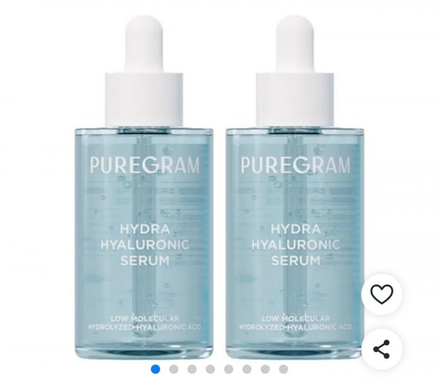 퓨어그램 저분자 히알루론산 세럼 수분 50ml 2개