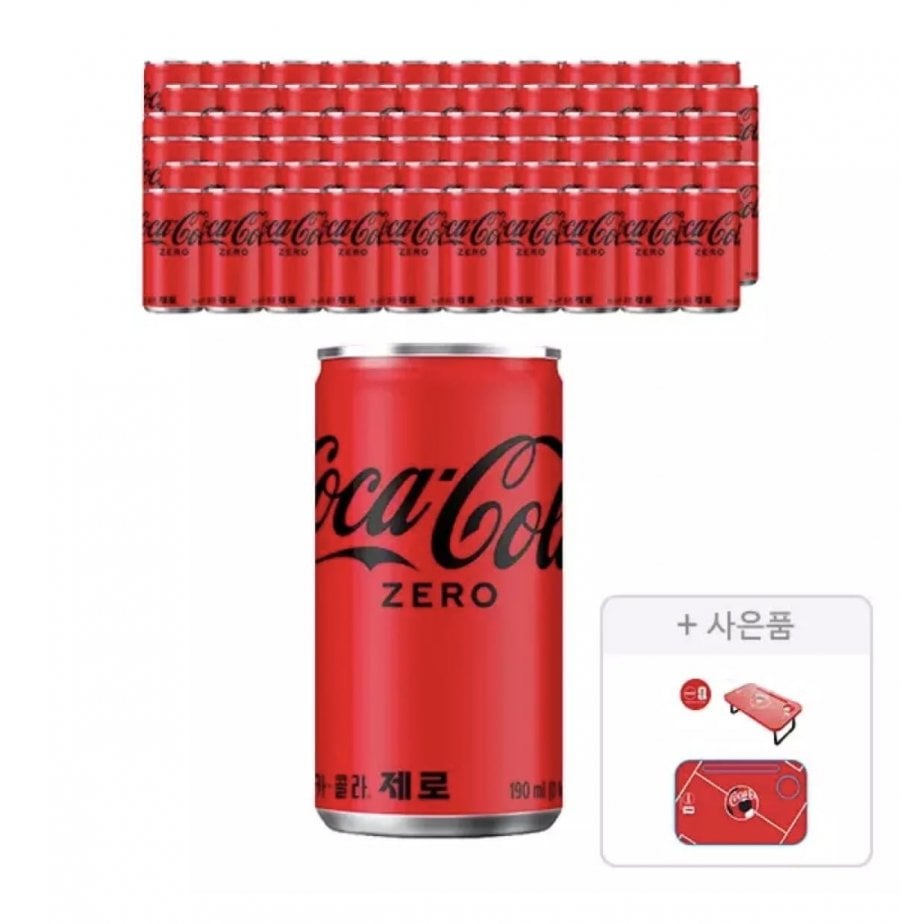 코카콜라 제로 190ml x 60캔+월드컵테이블