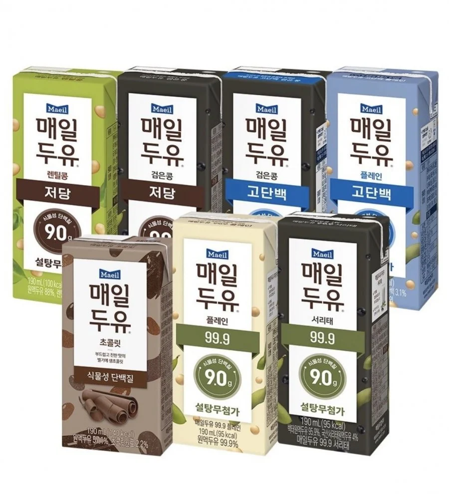 매일두유 고단백/검은콩 고단백 190ml 48팩